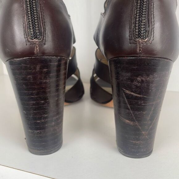 Stuart Weitzman Legroom Caged Leather Gladiator Bootie Sandals 7 - Picture 9 of 15